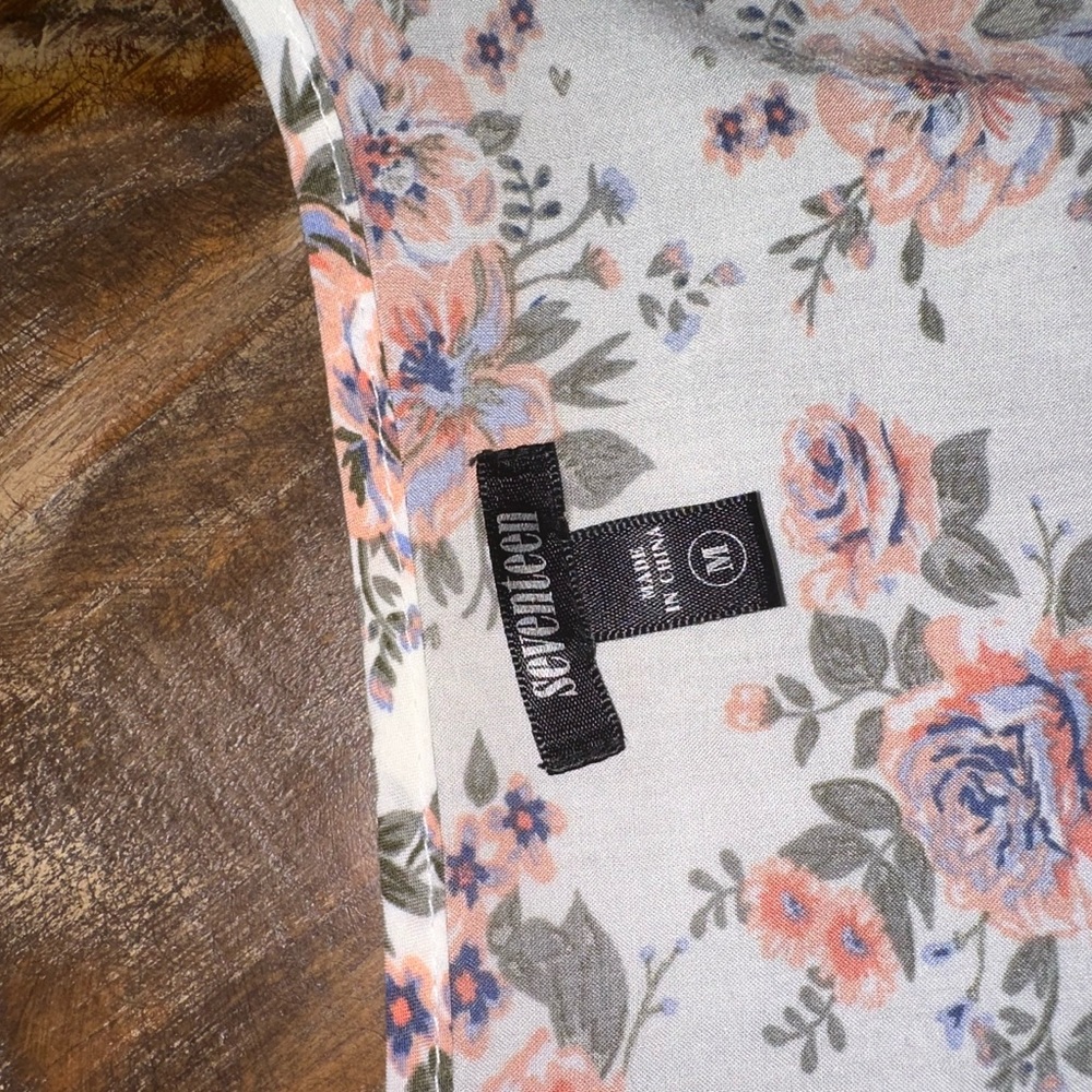 medium floral tank